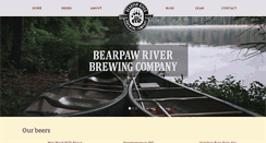 Desktop Screenshot of bearpawriverbrewing.com