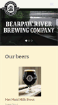 Mobile Screenshot of bearpawriverbrewing.com
